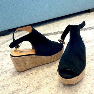 Black primark wedges